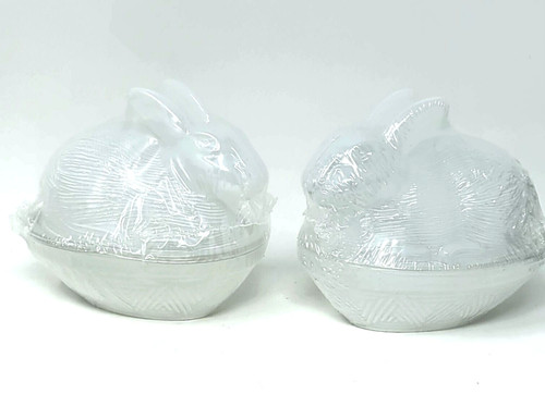 Set easter glass bunny - set, 2