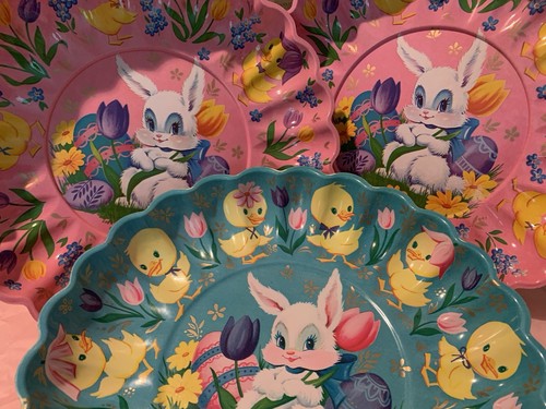Vintage easter plastic dish - vintage,