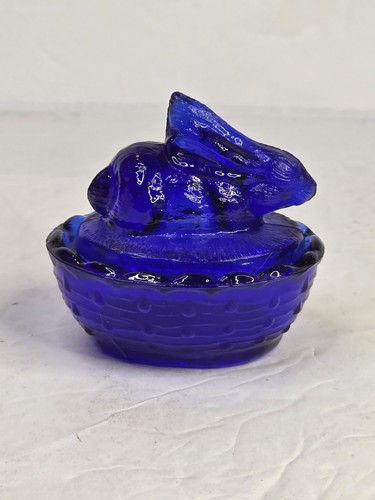 Vintage cobalt blue glass - blue,