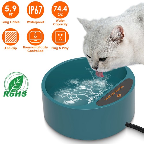 1pc 4oz heated pet water - pet,